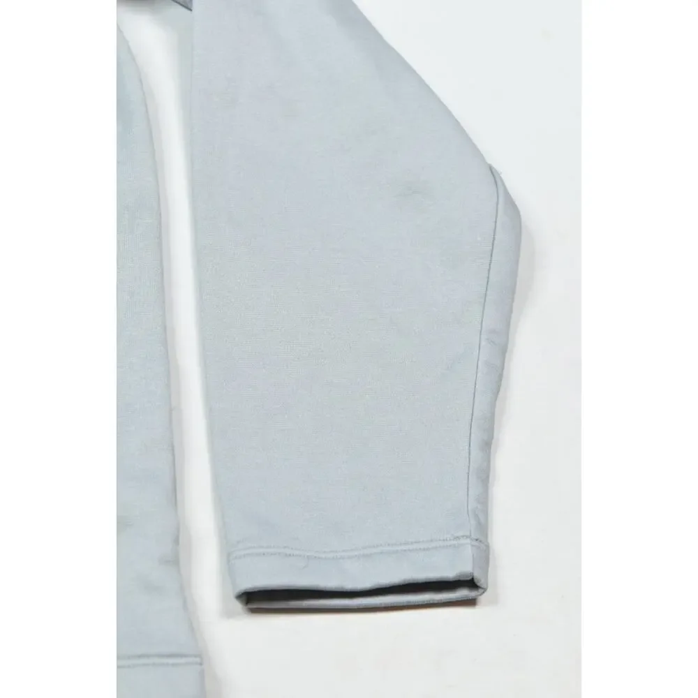 Nike Tiger Woods Snap Pullover Sweater Mens Small Gray Long Sleeve Fleece Golf